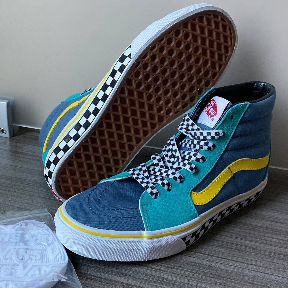 Vans Sk8-Hi Custom SKATE Shoes Size 6.5 Women's - Picture 3 of 8